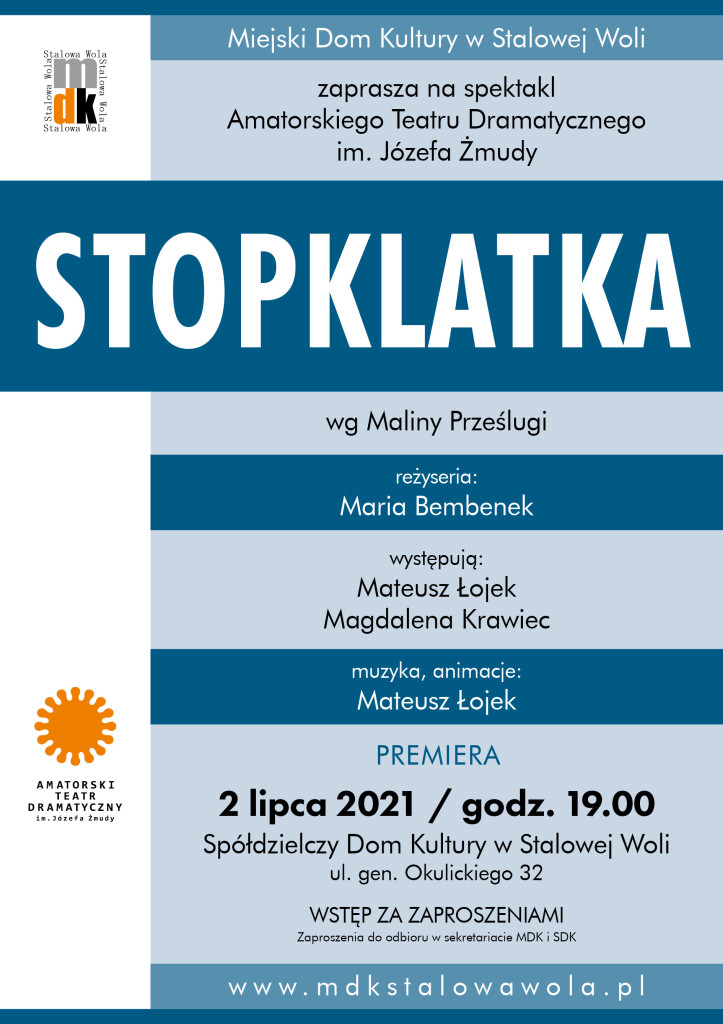 Stopklatka - premiera ATD - plakat