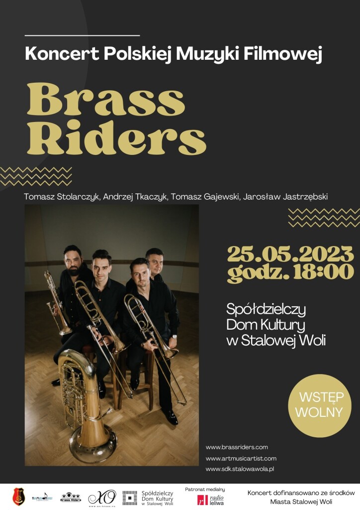 Brass Riders - plakat Stalowa Wola